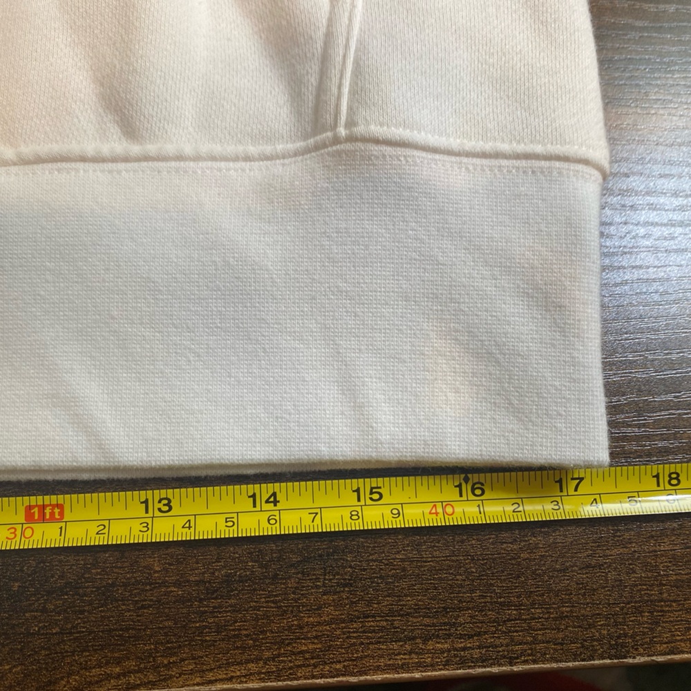 The North Face white and black logo hoodie size M woman’s EUC - Picture 13 of 15